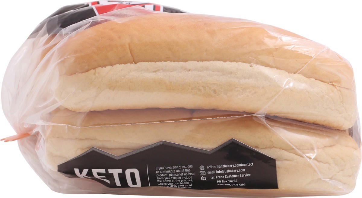 slide 7 of 9, Franz Keto Hot Dog Buns 8 ea Bag, 8 ct