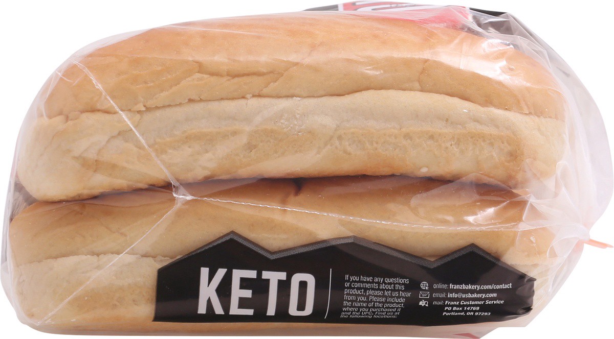 slide 8 of 9, Franz Keto Hot Dog Buns 8 ea Bag, 8 ct