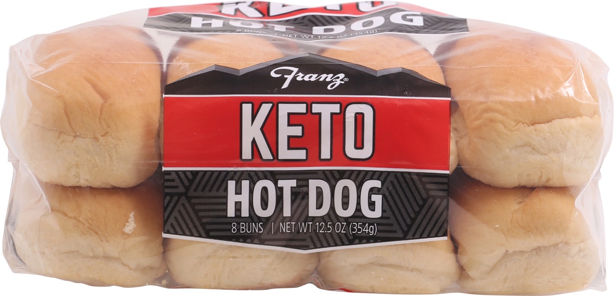 slide 9 of 11, Franz Keto Hot Dog Buns, 1 ct