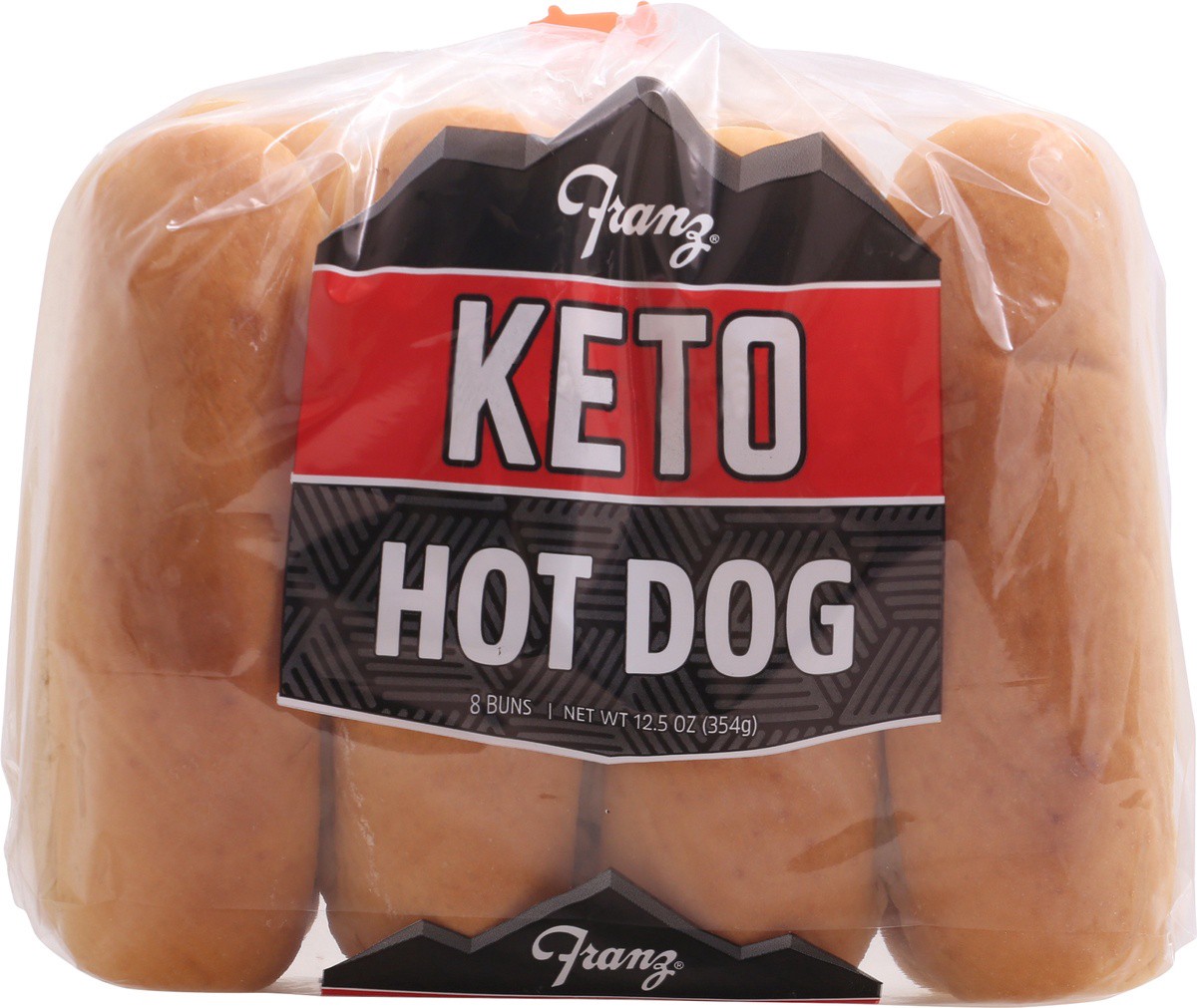 slide 9 of 9, Franz Keto Hot Dog Buns 8 ea Bag, 8 ct