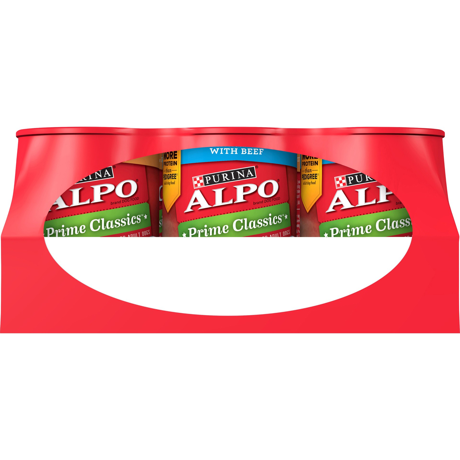 slide 2 of 9, Purina ALPO Wet Dog Food Variety Pack, Prime Classics, 9.9 lb