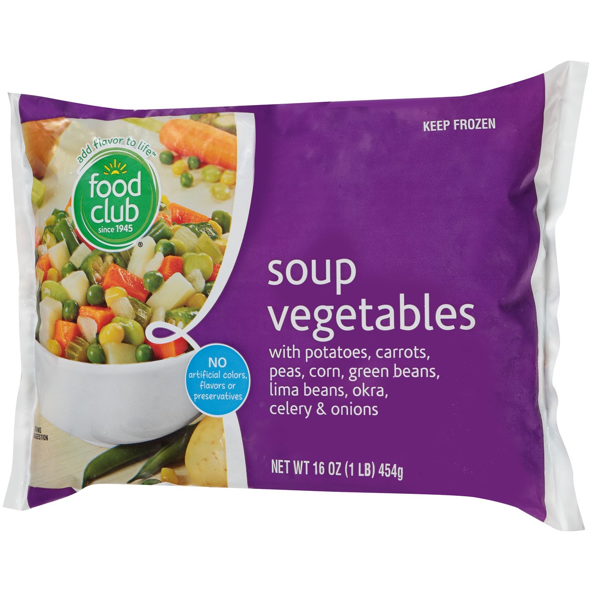 slide 3 of 12, Food Club Frozen Veg Soup Mix, 16 oz