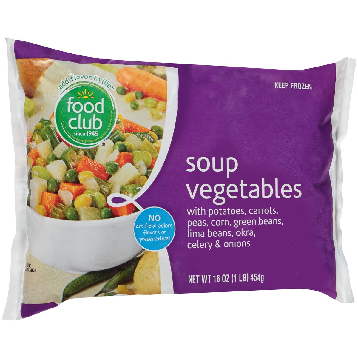 slide 8 of 12, Food Club Frozen Veg Soup Mix, 16 oz