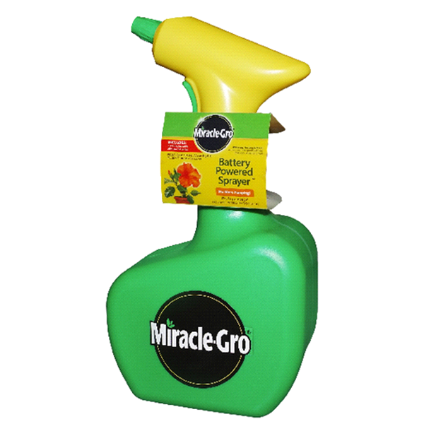 slide 1 of 1, Miracle-Gro Battery Powered Sprayer, 48 oz