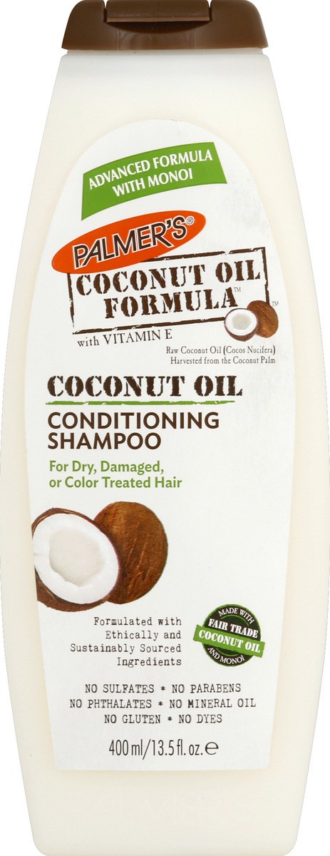 slide 3 of 7, Palmer's Coconut Oil Formula Moisture Boost Shampoo, 13.5 fl. oz., 13.50 fl oz