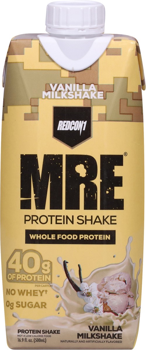 slide 9 of 14, Redcon1 MRE Vanilla Milkshake Protein Shake 16.9 fl oz, 16.9 fl oz