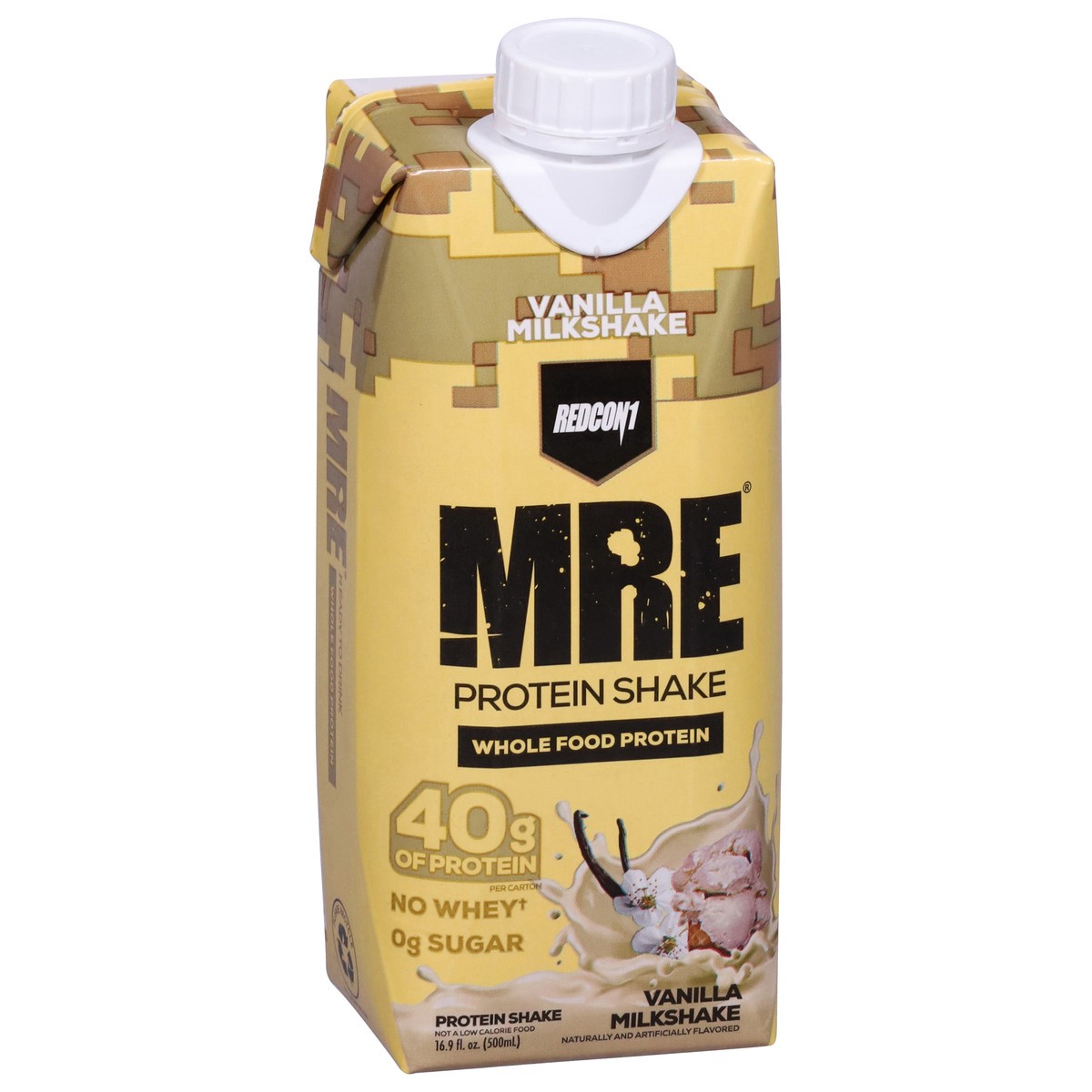 slide 13 of 14, Redcon1 MRE Vanilla Milkshake Protein Shake 16.9 fl oz, 16.9 fl oz