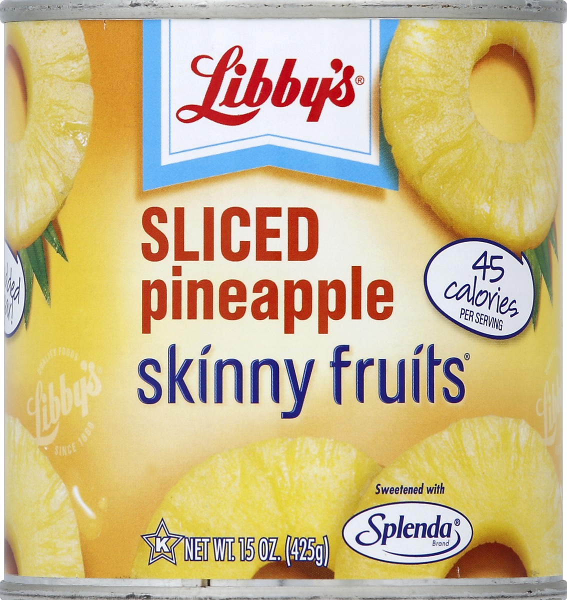 slide 2 of 2, Libby's Skinny Fruits Sliced Pineapple, 15 oz