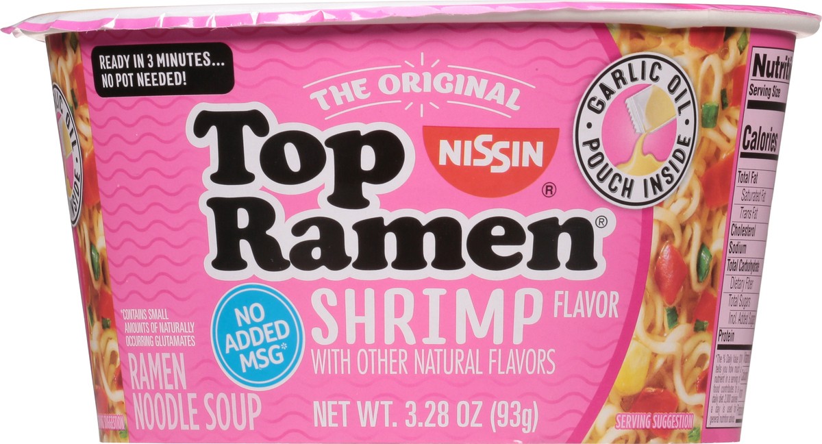 slide 6 of 9, Top Ramen Bowl Shrimp, 3.28 oz