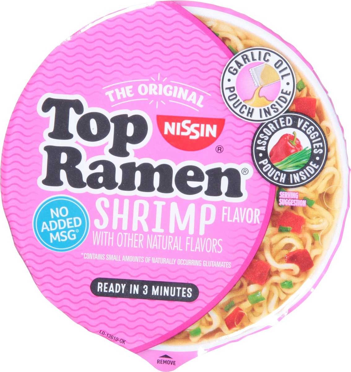 slide 9 of 9, Top Ramen Bowl Shrimp, 3.28 oz