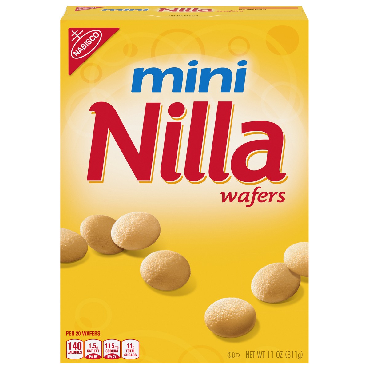 slide 1 of 9, Nilla Wafers Mini Cookies, Vanilla Wafers, 11 oz, 11 oz
