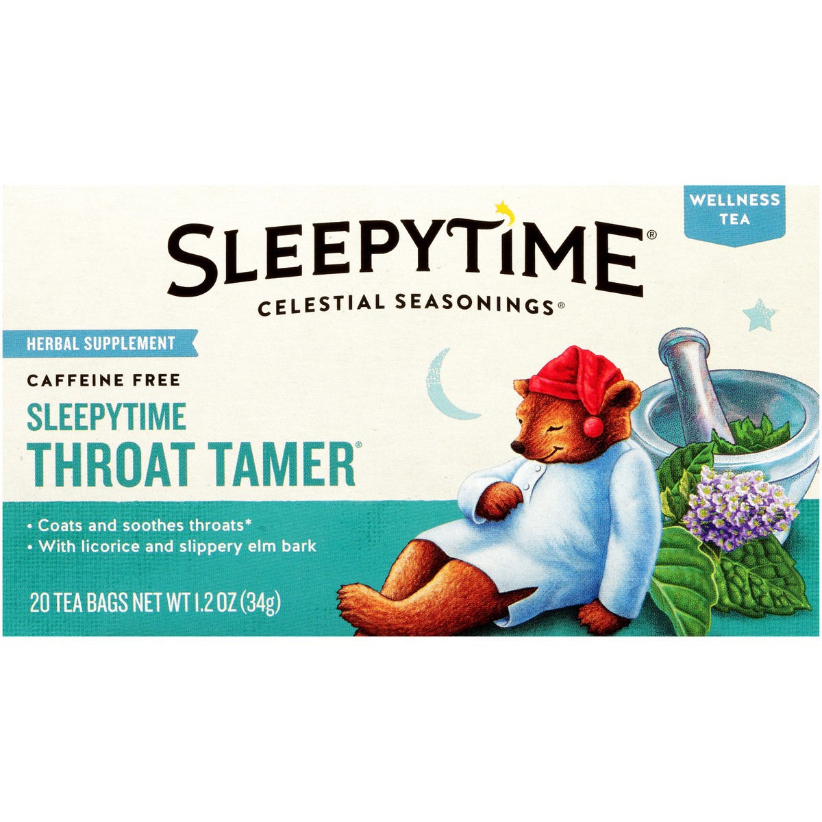 slide 5 of 8, Celestial Seasonings Tea Sleepytime Throat Tamer - 20 ct, 20 ct