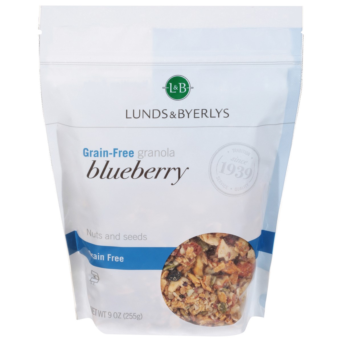 slide 1 of 9, Lunds & Byerlys Grain-Free Blueberry Granola 9 oz, 9 oz