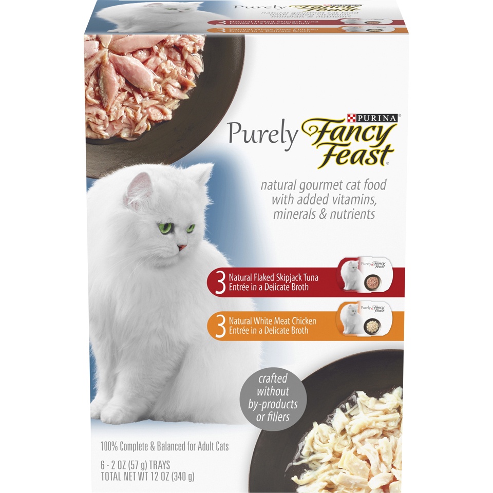 slide 1 of 1, Fancy Feast Appetizers Cat Food, Seafood Variety, 6 ct; 2 oz