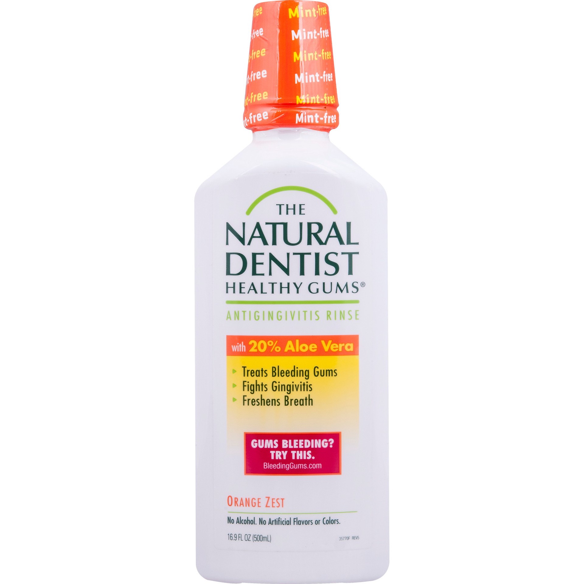 slide 1 of 2, The Natural Dentist Orange Zest Anti-Gingivitis Rinse, 16.9 fl oz