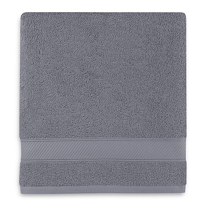 slide 1 of 3, Wamsutta Hygro Duet Bath Towel - Pewter, 1 ct