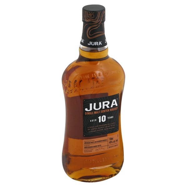 slide 1 of 1, JURA Scotch, 10 Year Single Malt, Scotland, 750 ml