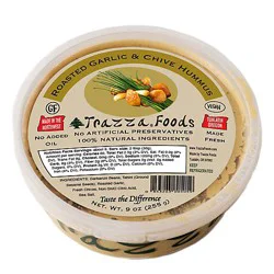 Trazza Foods Oven Roasted Garlic & Chive Hummus