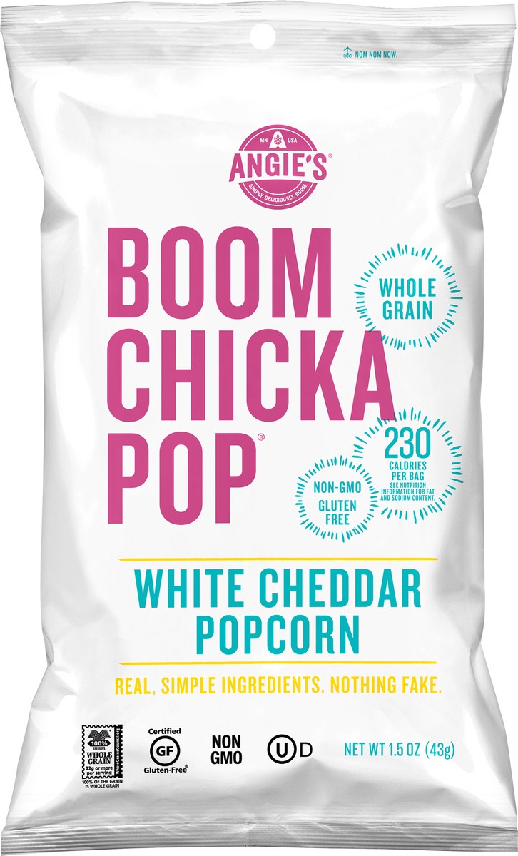 slide 2 of 3, BOOMCHICKAPOP White Cheddar Popcorn 1.5 oz, 1.5 oz