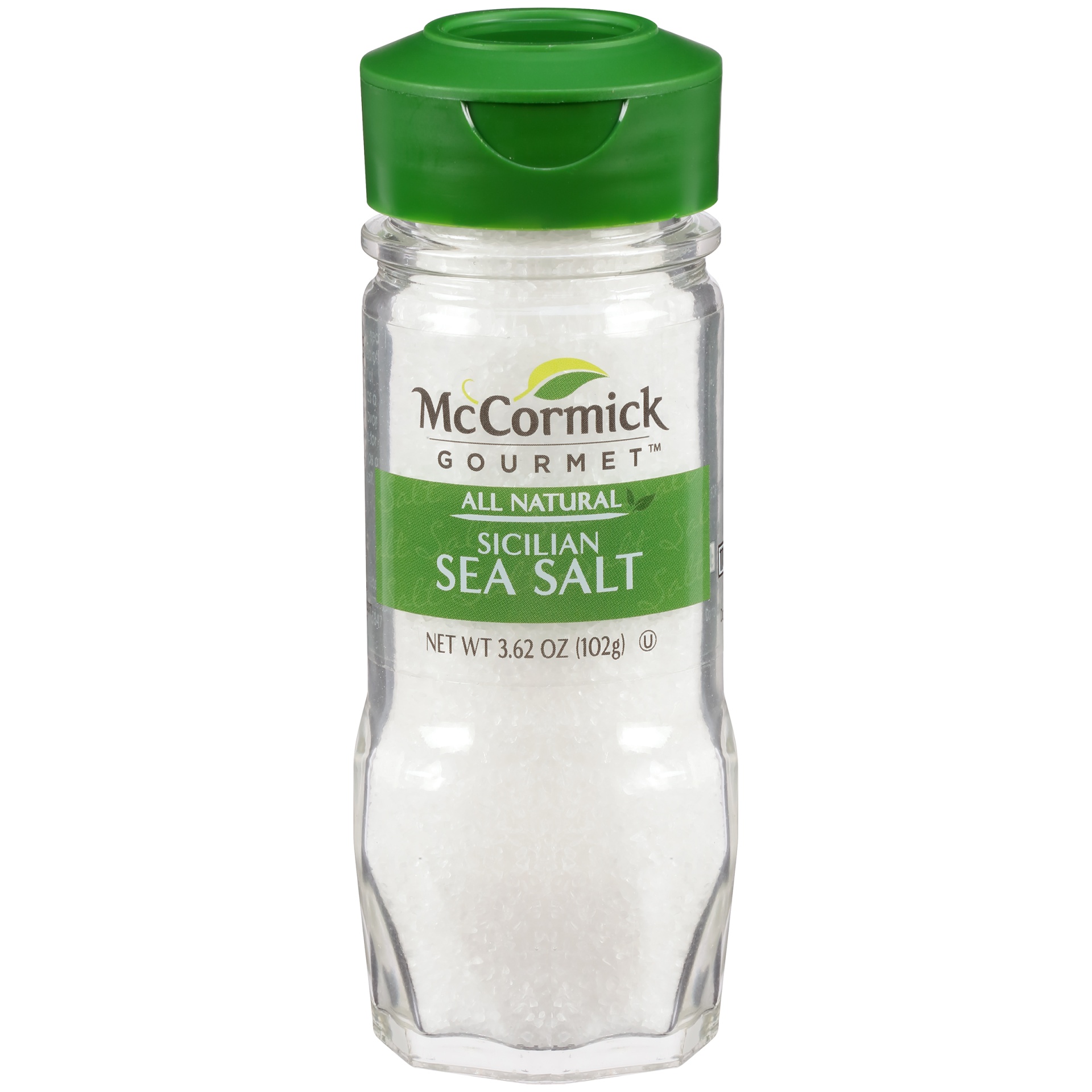 slide 1 of 1, McCormick Gourmet All Natural Sicilian Sea Salt, 3.62 oz