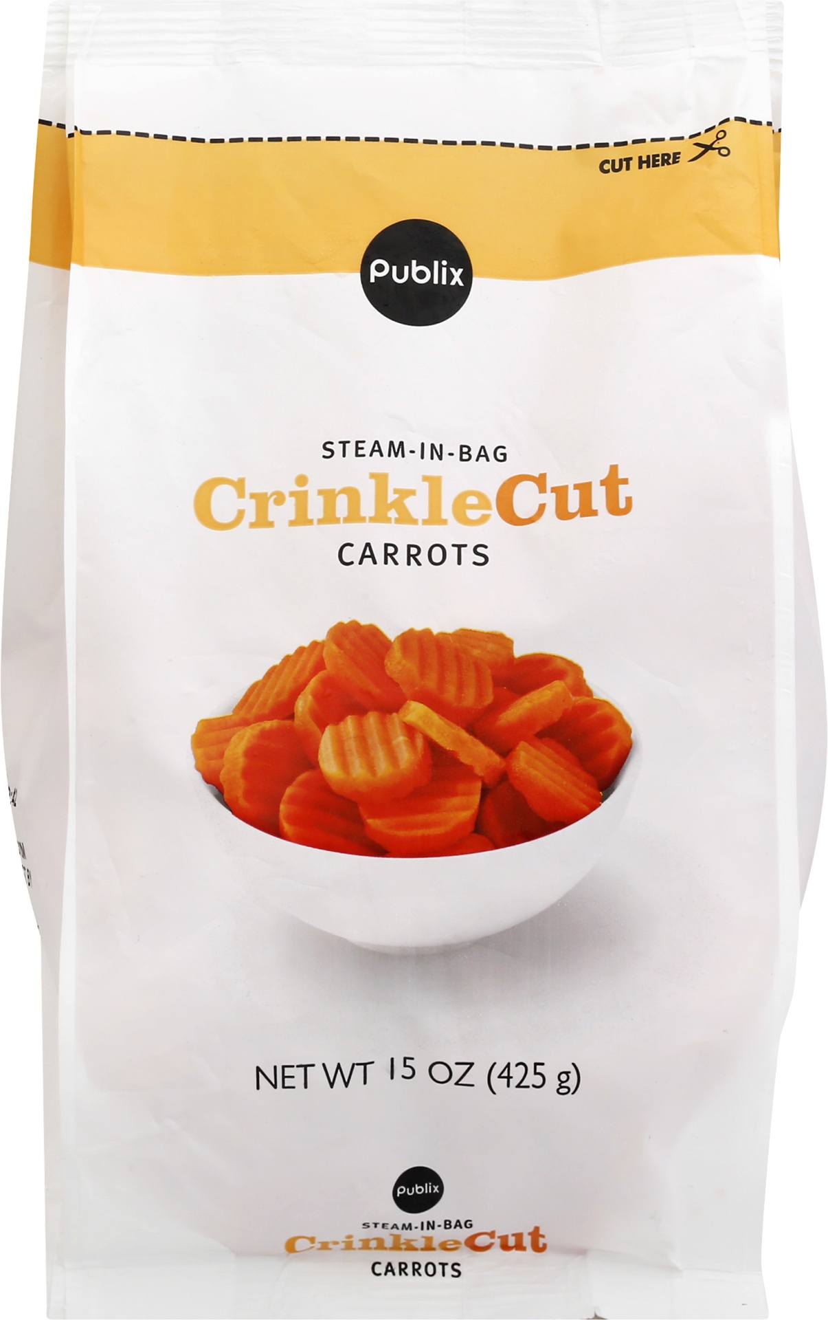 slide 1 of 1, Publix Crinkle Cut Carrots, 15 oz