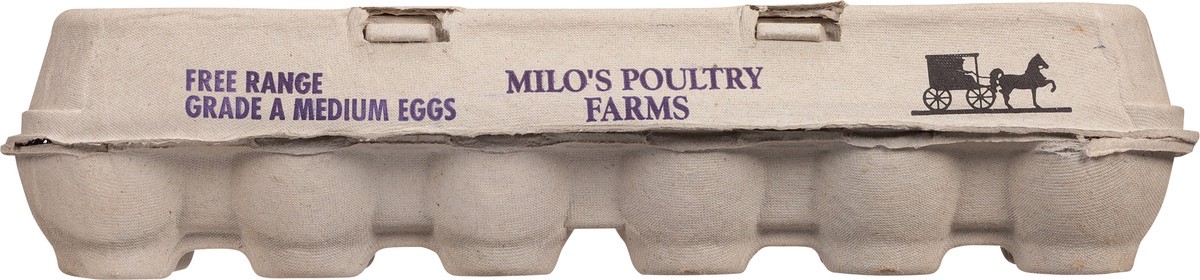 slide 6 of 9, Milo's Poultry Farms Brown Eggs Medium 12 ea, 12 ct