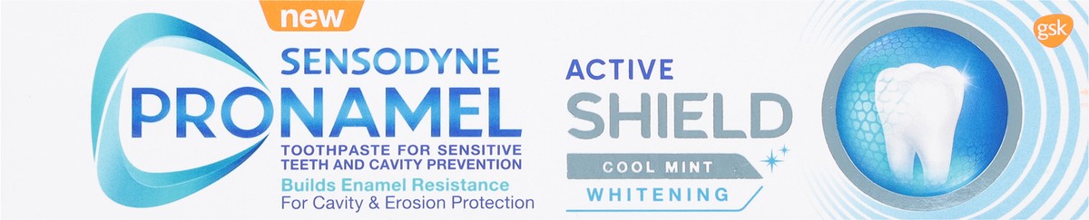 slide 4 of 9, Sensodyne Pronamel Active Shield Cool Mint Whitening, 3.4 oz