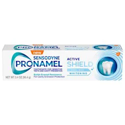 Sensodyne Pronamel Active Shield Whitening Enamel Toothpaste - 3.4 Oz
