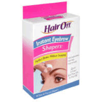 slide 1 of 1, Hair Off Eyebrow Shapers, Instant, 18 ct