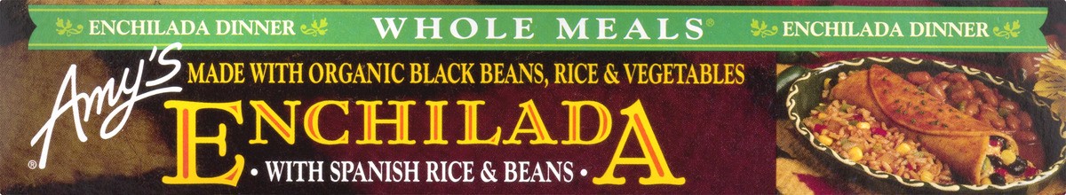 slide 4 of 9, Amy's Whole Meals, Enchilada w Spanish Rice, 10 oz