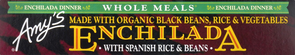 slide 6 of 9, Amy's Whole Meals, Enchilada w Spanish Rice, 10 oz