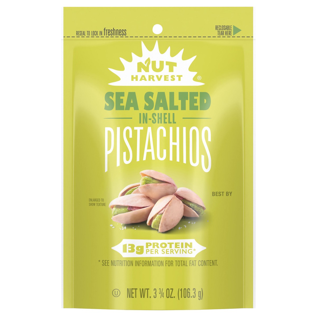 slide 3 of 8, Nut Harvest In Shell Pistachios Sea Salted - 3.75 oz, 3.75 oz
