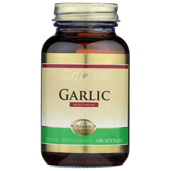 slide 1 of 1, Lifetime Garlic Odorless, 100 ct