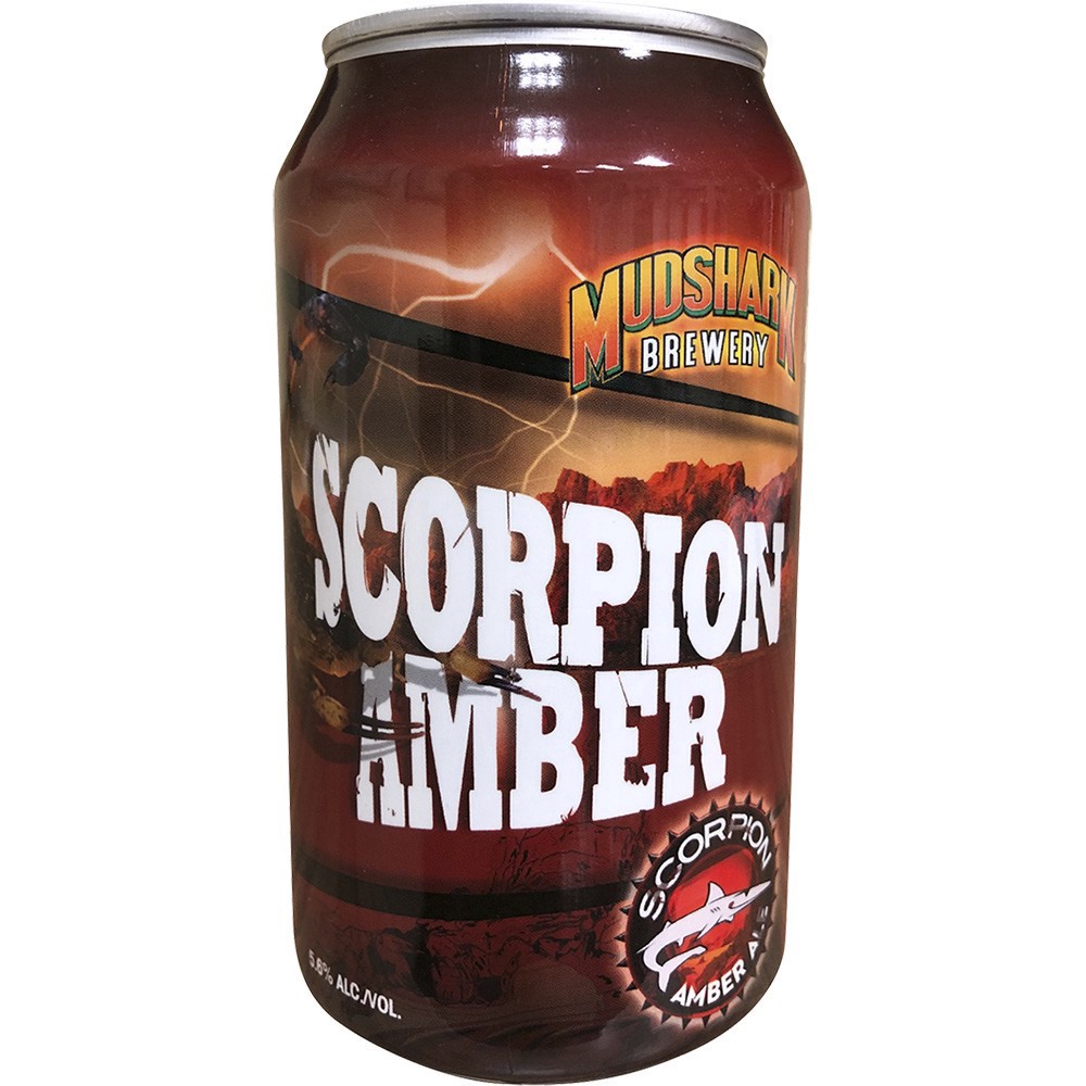 slide 1 of 1, Mudshark Scorpion Amber Ale, 6 ct; 12 oz