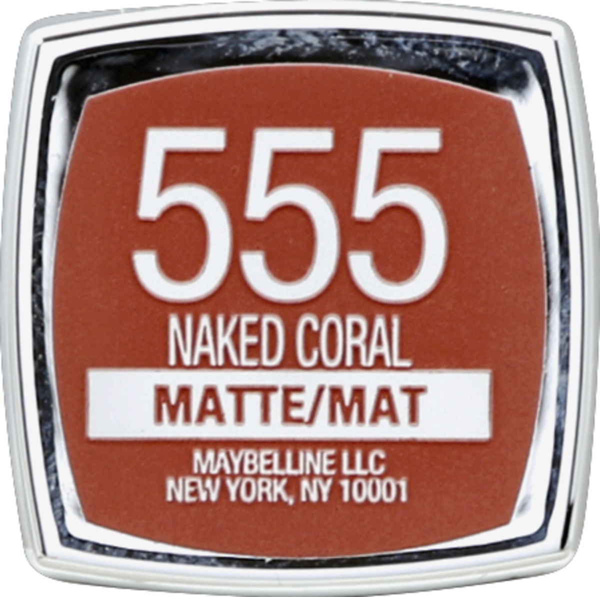 slide 2 of 3, Maybelline Color Sensational Inti-Matte Nudes Lipcolor 555 Naked Coral, 0.15 oz