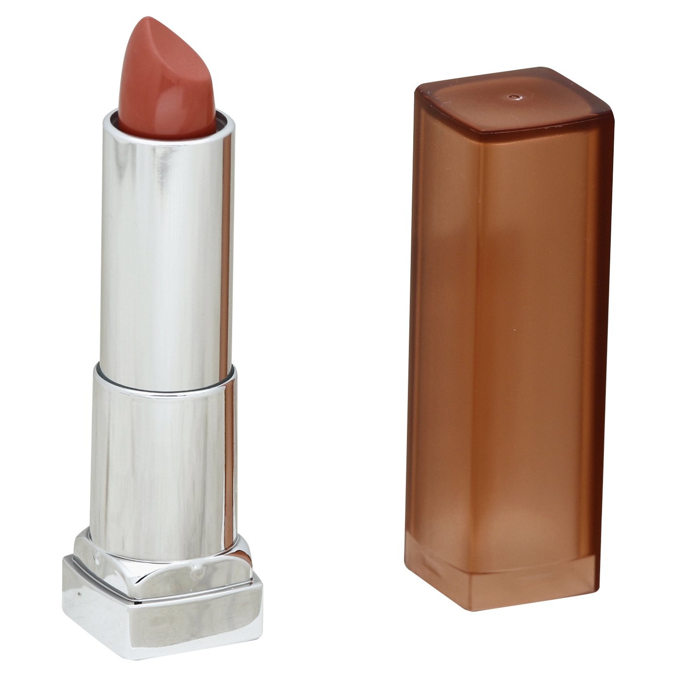 slide 1 of 3, Maybelline Color Sensational Inti-Matte Nudes Lipcolor 555 Naked Coral, 0.15 oz