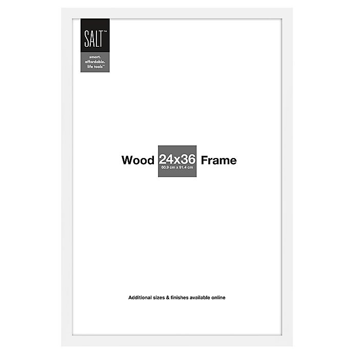 slide 1 of 1, SALT Wall Frame - White, 24 in x 36 in