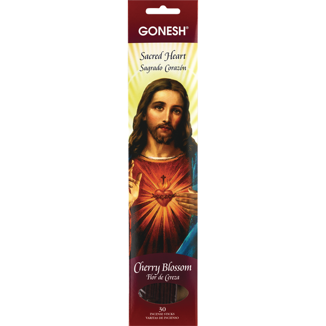 slide 1 of 1, NON BRAND Incense Sticks "Sacred Heart" Chery Blossom Scent, 1 ct