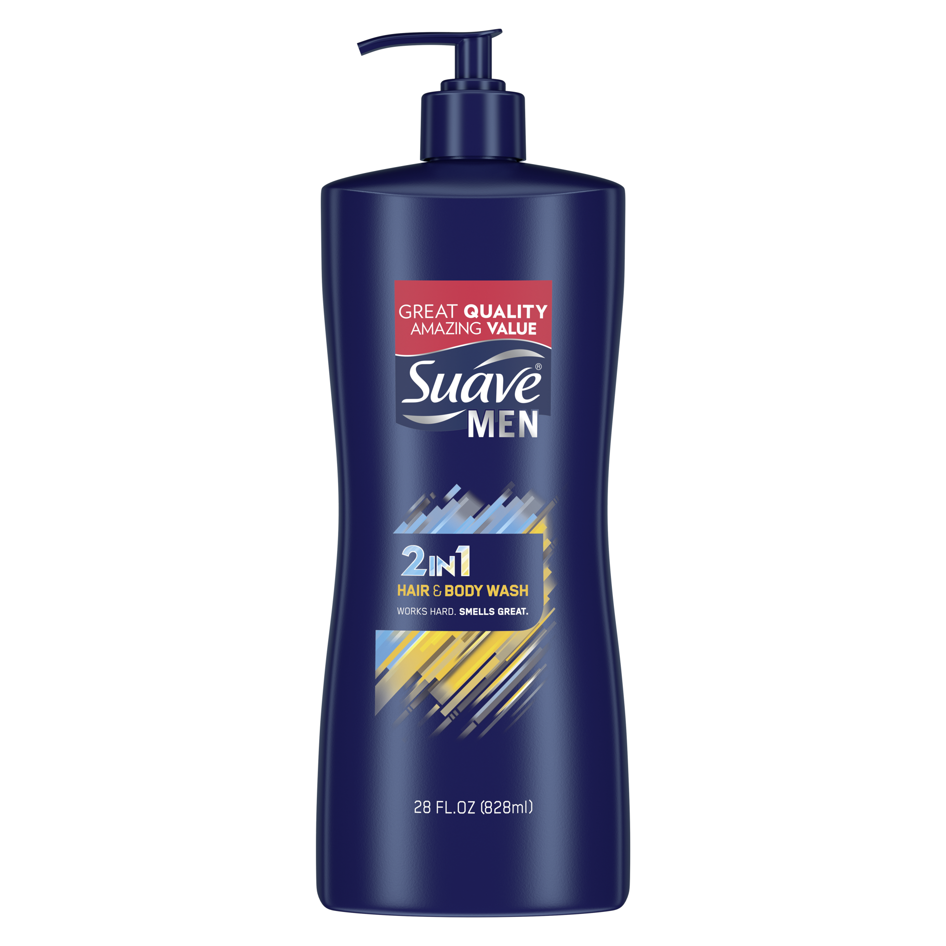 slide 4 of 6, Suave Men 3 in 1 Mens Body Wash, Hair, Face and Body Wash,, 28 oz, 28 fl oz