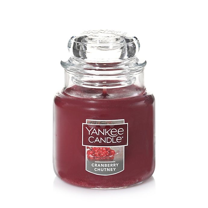 slide 1 of 1, Yankee Candle Housewarmer Cranberry Chutney Small Classic Jar Candle, 1 ct