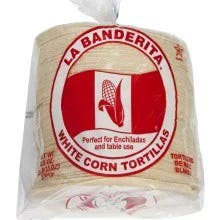 La Banderita Corn Tortillas 6" White Soft