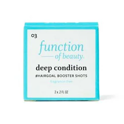 Function of Beauty Deep Condition #HairGoal Add-In Booster Treatment Shots with Apple Extract - 2 pk / 0.2 fl oz