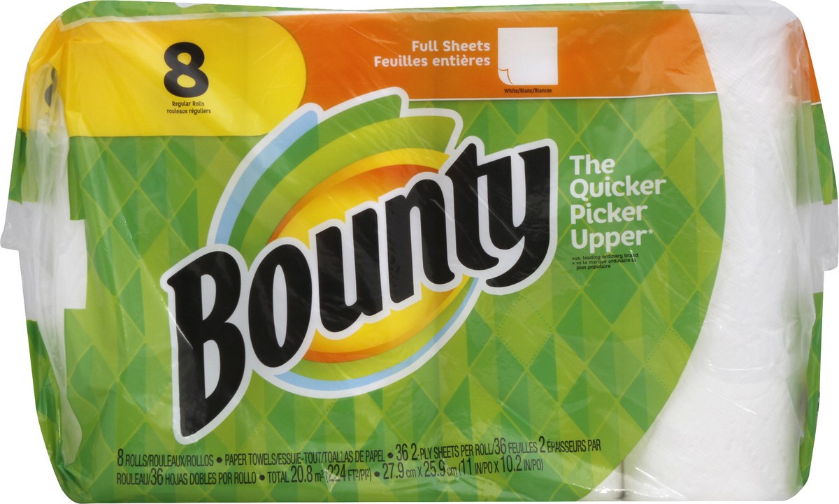 slide 8 of 11, Bounty Paper Towels 8 ea, 8 ct