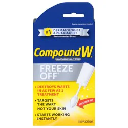 Compound W Freeze Off Wart Removal Applicators, 8 Applications