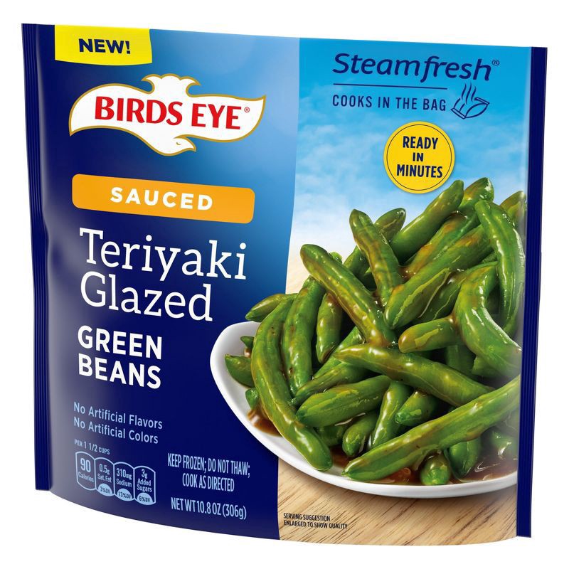 slide 3 of 3, Birds Eye Teriyaki Glazed Green Beans, Frozen Vegetables, 10.8 oz., 10.8 oz