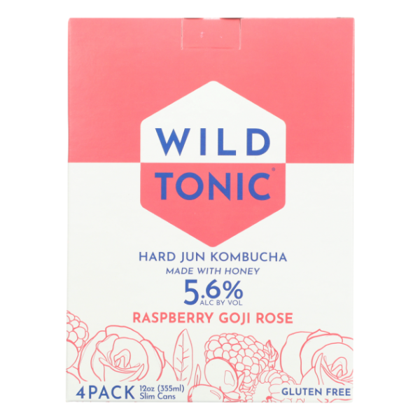 slide 1 of 1, Wild Tonic Raspberry Goji, 48 fl oz