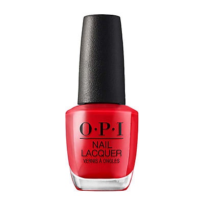 slide 1 of 1, OPI Nail Lacquer Red Heads Ahead, 0.5 oz