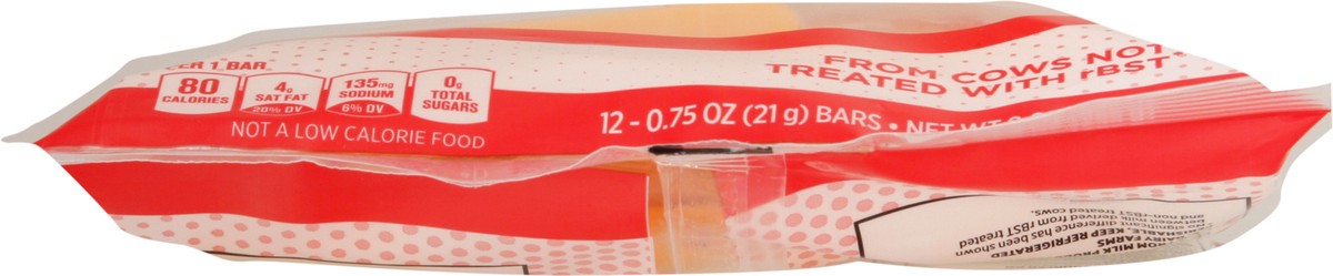 slide 7 of 13, First Street Sharp Cheddar Snack Bars - 9 oz, 9 oz