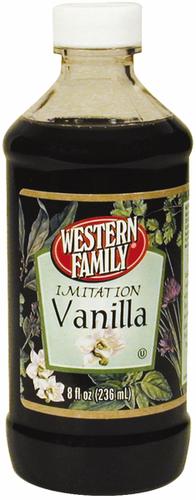 slide 1 of 1, Western Family Imitation Vanilla, 8 oz