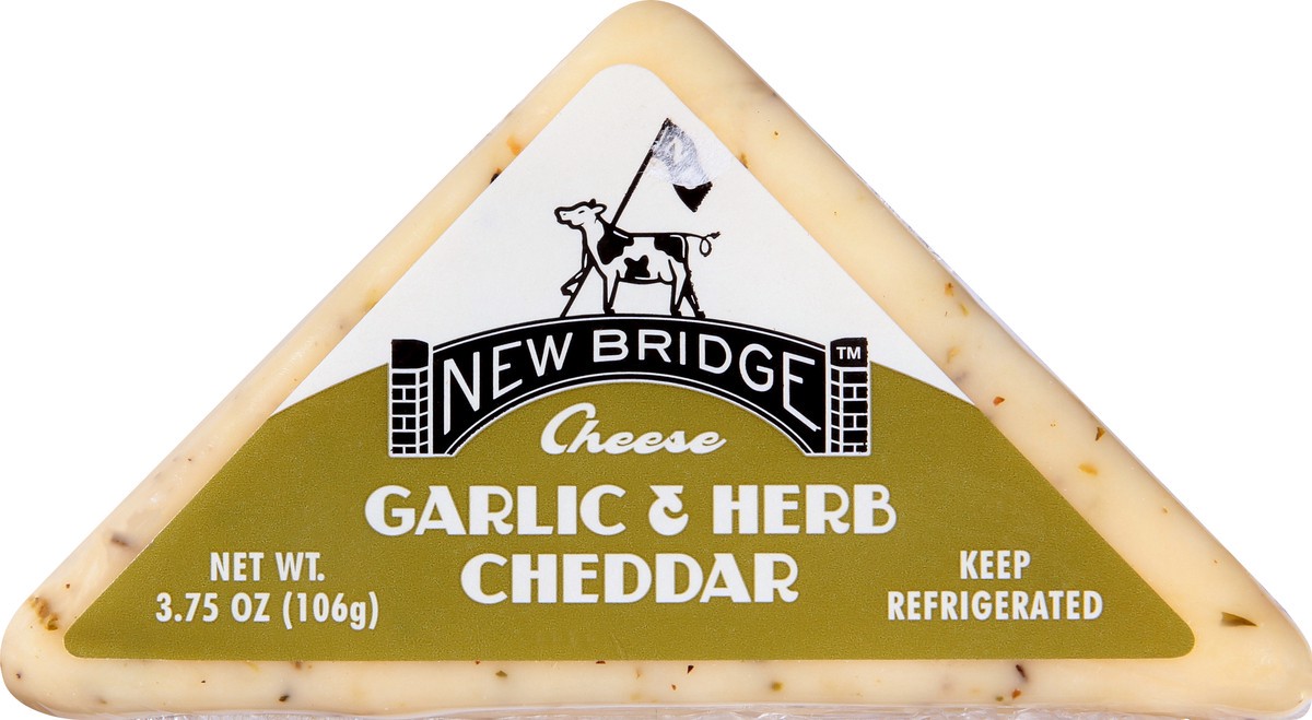 slide 8 of 11, New Bridge Garlic Cheddar, 3.75 oz